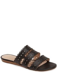 Kate Spade New York Brittany Leather Flat Sandal
