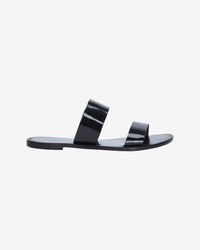 Joie a la Plage Patent Strap Flat Sandal Black