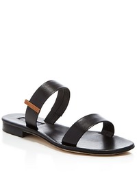 Sarah Jessica Parker Sjp By Wallace Open Toe Flat Slide Sandals