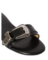 Toga Pulla 10mm Buckled Leather Slide Sandals