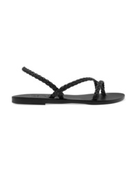 Ancient Greek Sandals Yianna Braided Leather Slingback Sandals