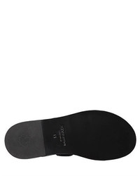 DSQUARED2 Logo Leather Flip Flops