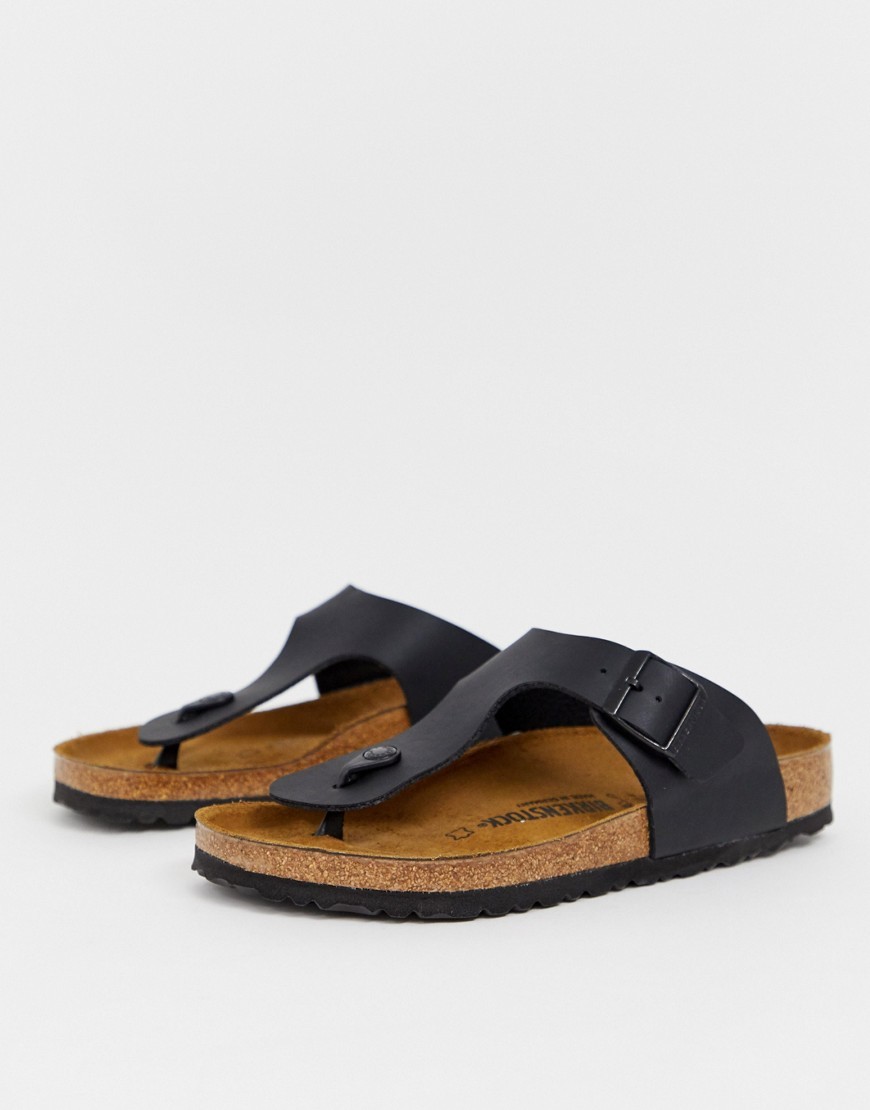 sandaler Scrupulous forurening Birkenstock Ramses Birko Flor Sandals In Black, $49 | Asos | Lookastic