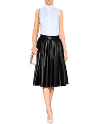 DSquared 2 Leather Midi Skirt