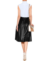 DSquared 2 Leather Midi Skirt
