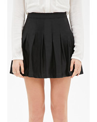 Forever 21 Contemporary Pleated Faux Leather Skirt