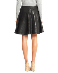 Diane von Furstenberg Riley Leather Full Skirt