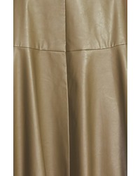 J.o.a. Faux Leather Midi Skirt