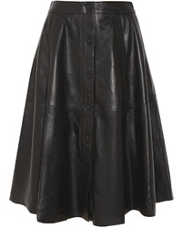 Iris And Ink Francesca Leather Midi Skirt