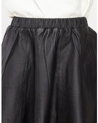 Just Female Panta Leather Skirt