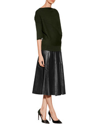 J.W.Anderson Jw Anderson Faux Leather Midi Skirt