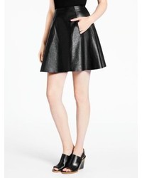 Kate Spade Leather Circle Skirt