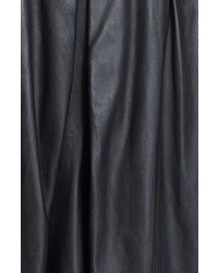 Tibi Leather Skirt