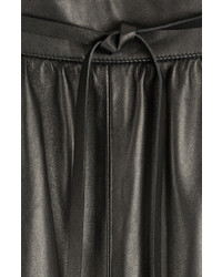 Valentino Midi Skirt In Leather