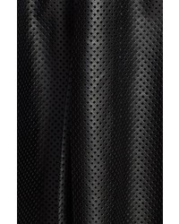 Calvin Klein Perforated Faux Leather Skirt