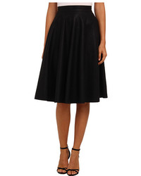 French Connection Pu Flared Skirt 73cxa