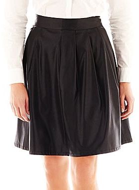 Jcpenney faux shop leather skirt