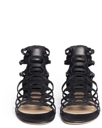 Nobrand Agia Leather Gladiator Sandals