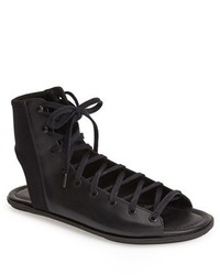 Atelje 71 Atelj 71 Fidelio Leather Neoprene Gladiator Sandal