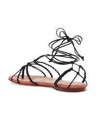 Francesco Russo Braided Leather Sandals