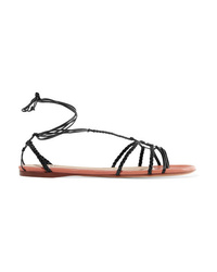 Francesco Russo Braided Leather Sandals