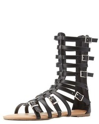 Charlotte Russe Strappy Buckled Gladiator Sandals