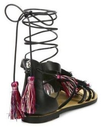 Rebecca Minkoff Elisha Leather Gladiator Sandals