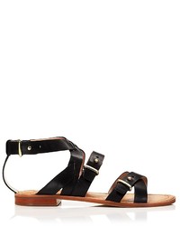 French Connection Flat Strappy Sandals Harmoney