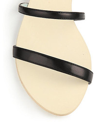 Dannijo Isla Geometric Leather Gladiator Sandals
