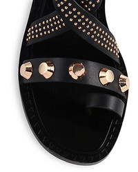 Ivy Kirzhner Triumph Studded Leather Gladiator Sandals
