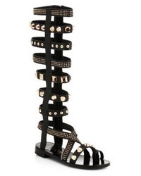 Ivy Kirzhner Triumph Studded Leather Gladiator Sandals