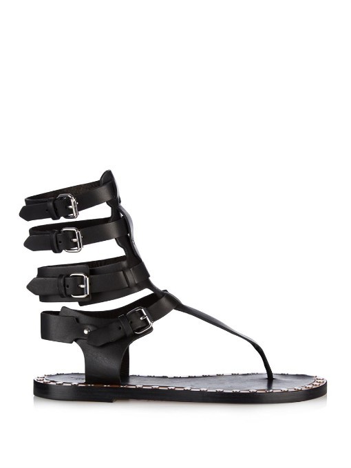 gladiator leather sandals