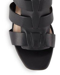 Loeffler Randall Maia Leather Buckle Strap Sandals