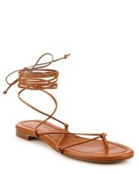 Michael Kors Michl Kors Collection Bradshaw Lace Up Leather Sandals