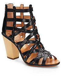 Odetta Leather Gladiator Sandals