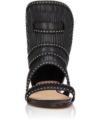 IRO Studded Xanka Gladiator Sandals Black Size 8