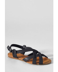 Classic Tracy Casual Flat Strappy Sandals Loganberry2