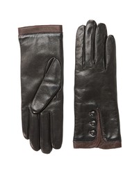 Bruno Magli 3 Button Leather Gloves