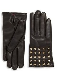 Valentino Garavani All Over Studs Leather Gloves