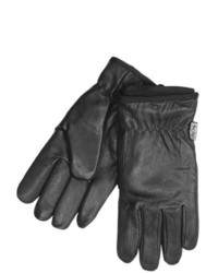 Auclair Cowhide Leather Gloves Black