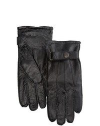 Auclair Leather Gloves Black