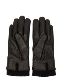 Valentino Black Garavani Vlogo Gloves