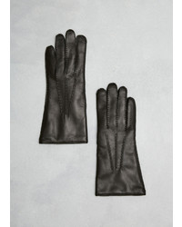 Dries Van Noten Black Gloves