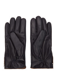 Giorgio Armani Black Leather Gloves