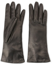 Portolano Black Leather Gloves