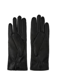 Ann Demeulemeester Black Leather Joris Gloves