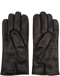 WANT Les Essentiels Black Quilted Leather Dumas Gloves
