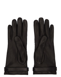 Burberry Black Quilted Monogram Gloves