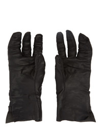 Boris Bidjan Saberi Black Vegetable Tanned Gloves