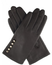 Dents Button Leather Gloves